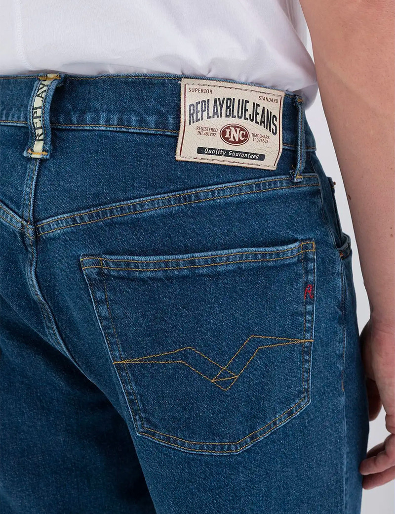 REPLAY JEAN HOMME DROIT BRUT M9Z1