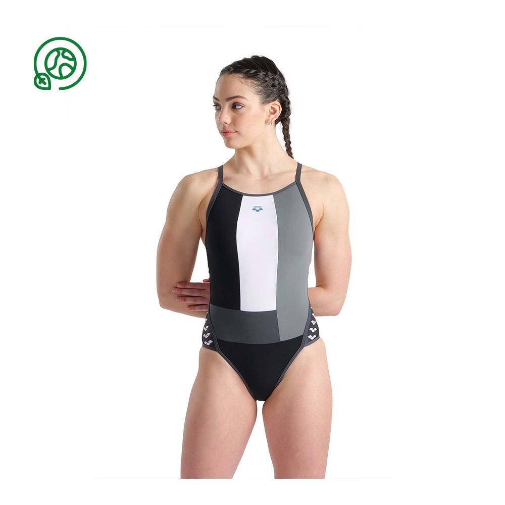 Arena ICONS - Maillot de bain 1 pièce Femme black/asphalt/ardesia