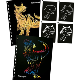 Dino World Magic Scratch boek