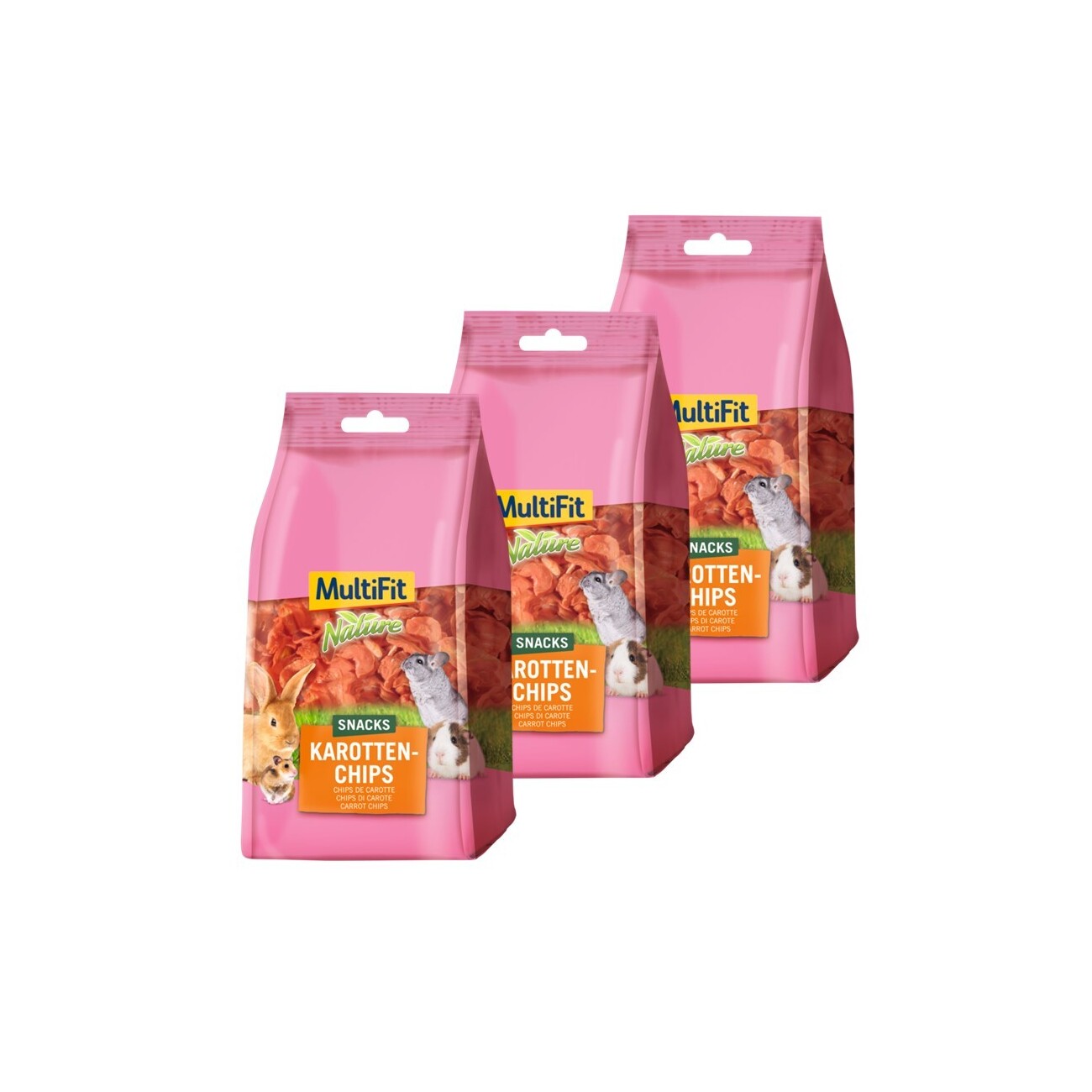 MultiFit Nature snacks Karottenchips 100g