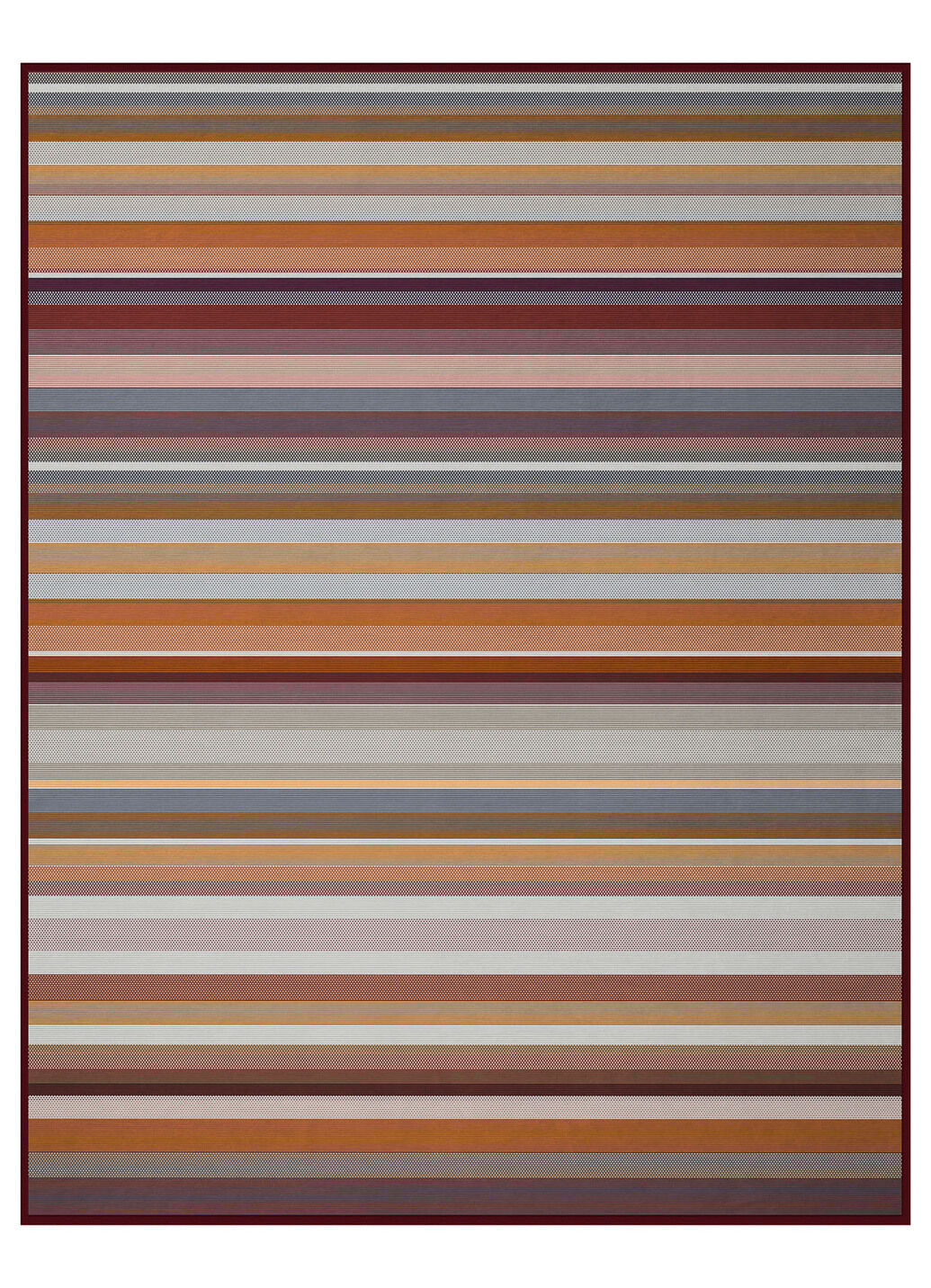 Schlafdecke mit Veloursbandeinfassung