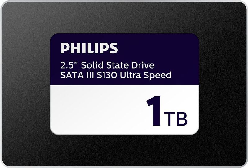 Philips - S130 - Interne SSD - 1 TB - SATA III - Leessnelheid tot 550 MB/s