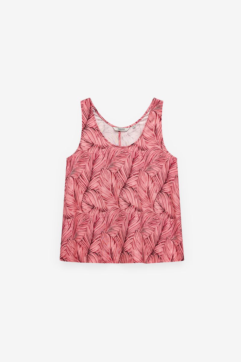TOP ESTAMPADO FOLHAS