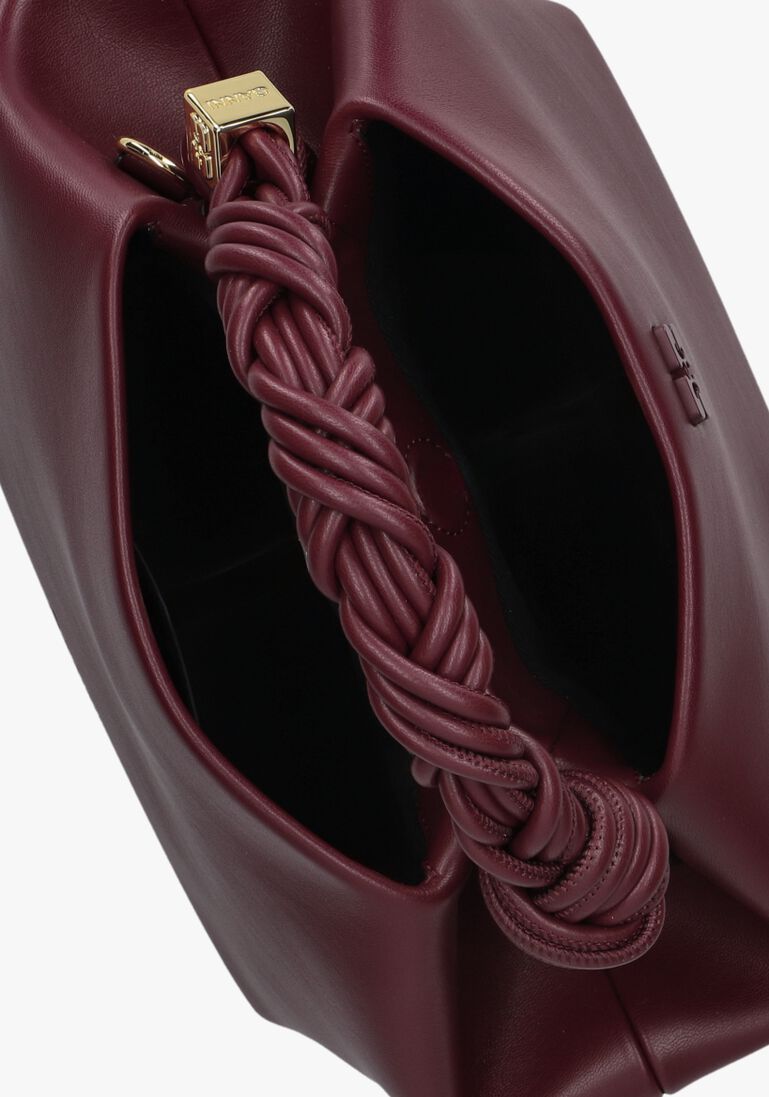 bordeaux ganni handtas ganni bou bag small