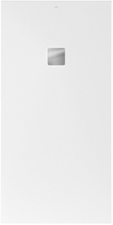 Receveur de douche 100 x 180 cm en acrylique, blanc texturé, Villeroy & Boch Exklusive