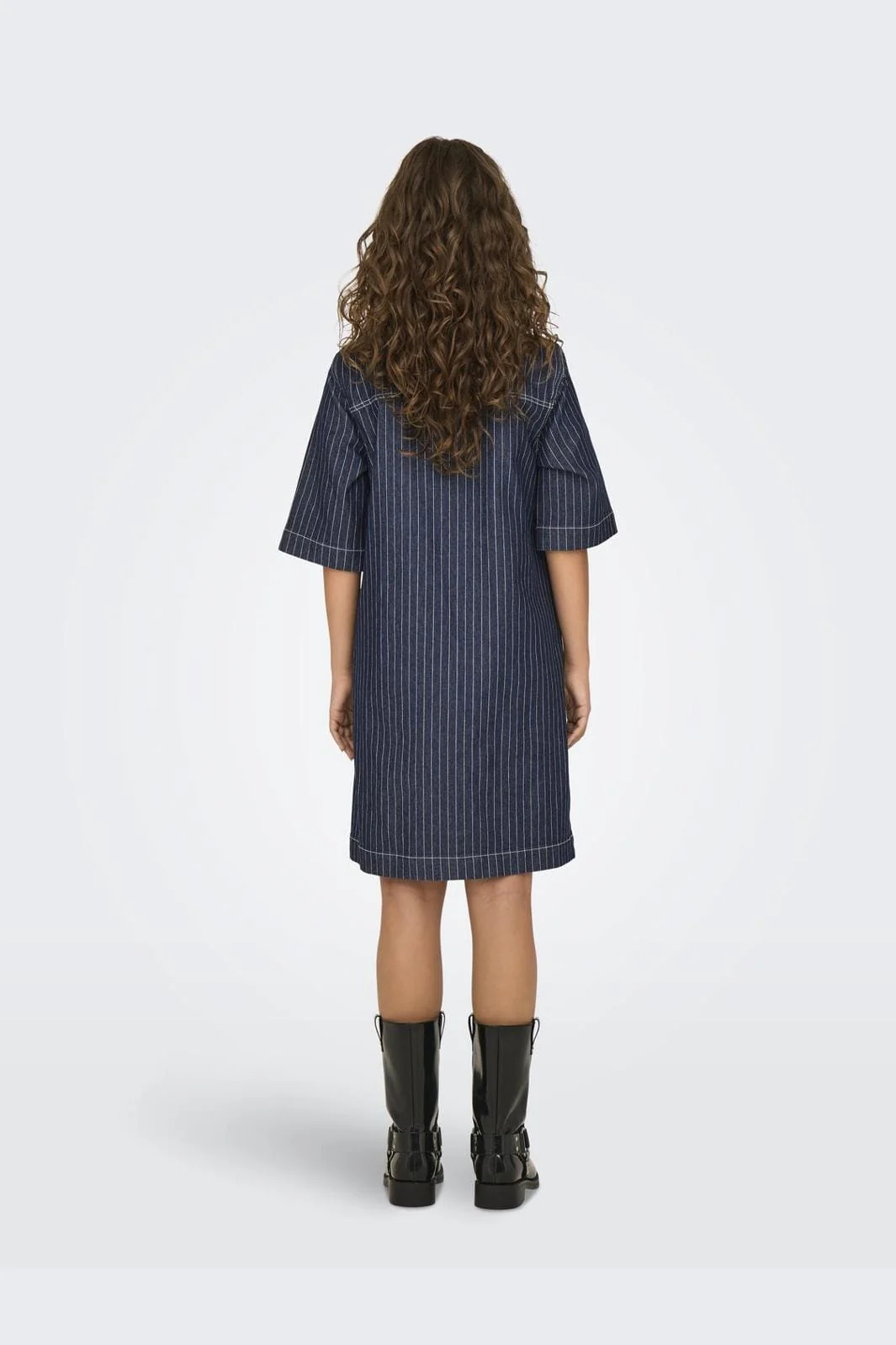 Only Onlbelle S/S Stripe Dress Gua