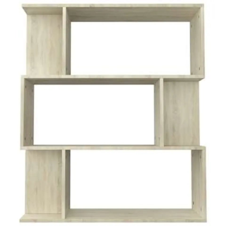 vidaXL - Boekenkast - Bruin - Bewerkt hout