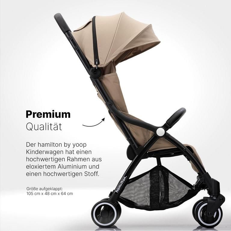 Hamilton by Yoop X1 Plus Kinderwagen Leichtgewicht Buggy - MagicFold™ Technology