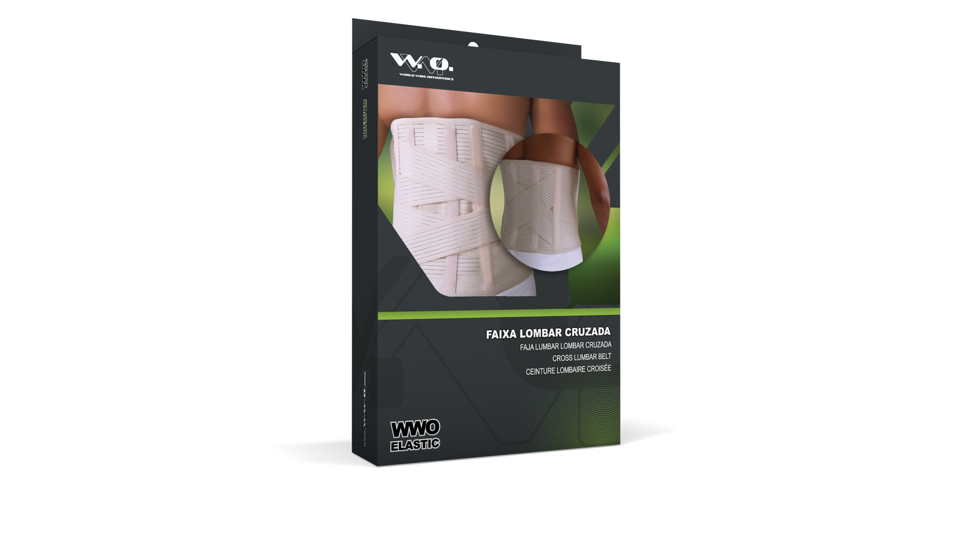 Wwo Faixa Elastica Lombar 424 Xl