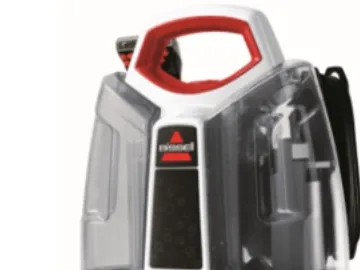 BISSELL SpotClean 3698N - Tæpperenser - beholder - uden pose - hvid/rød