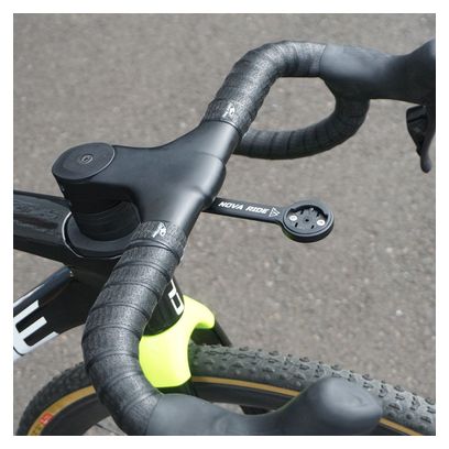 Support de compteur GPS Nova Ride Aluminium Cintre intégré pour Garmin  Wahoo  Bryton et Hammerhead Noir
