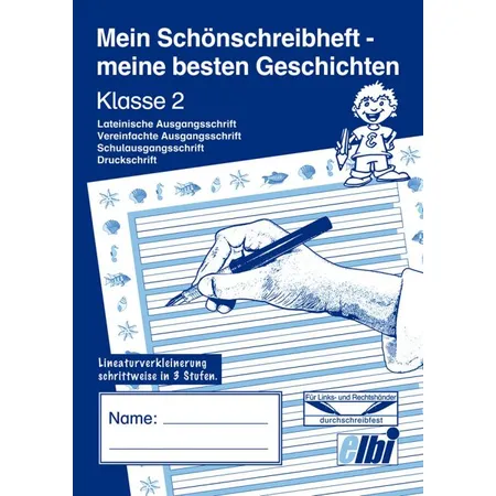 Elbi Schönschreibheft und Geschichten Klasse 2