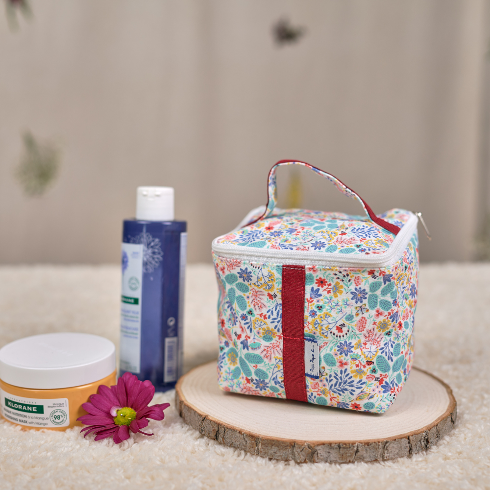 Petit Vanity Champêtre Bleuté