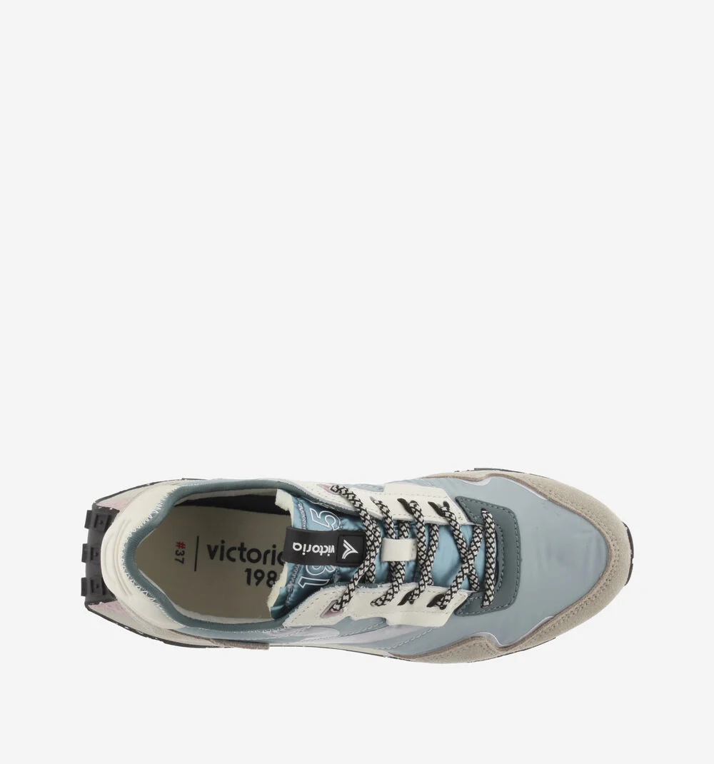 WING COULEURS PASTEL Baskets pour femmes avec détails en pierre ponce JEANS