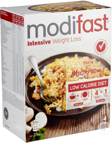 Modifast Intensive LCD Pâtes Aux Champignons Sachets 4x62g