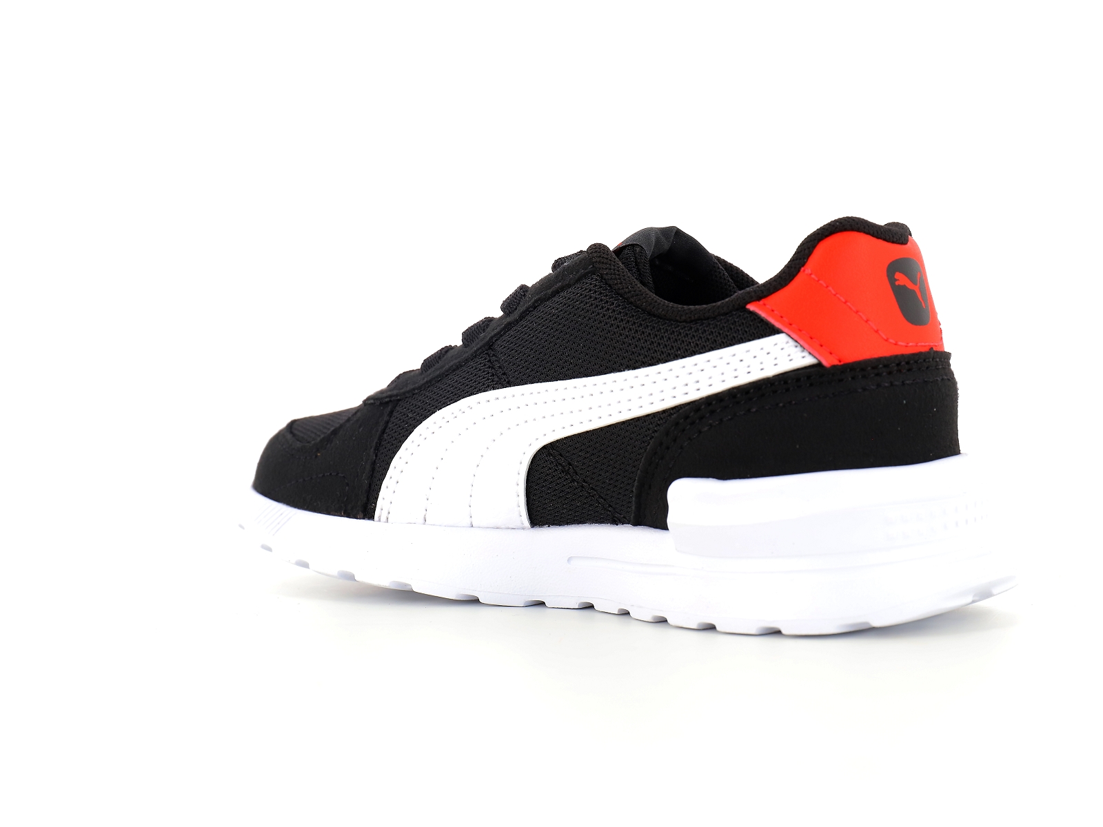 Puma-381988 Matières combinées Noir Rouge