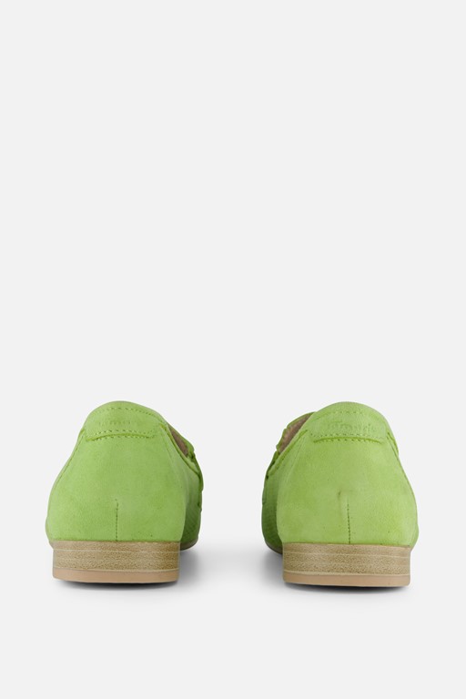Tamaris Comfort Instappers groen Leer