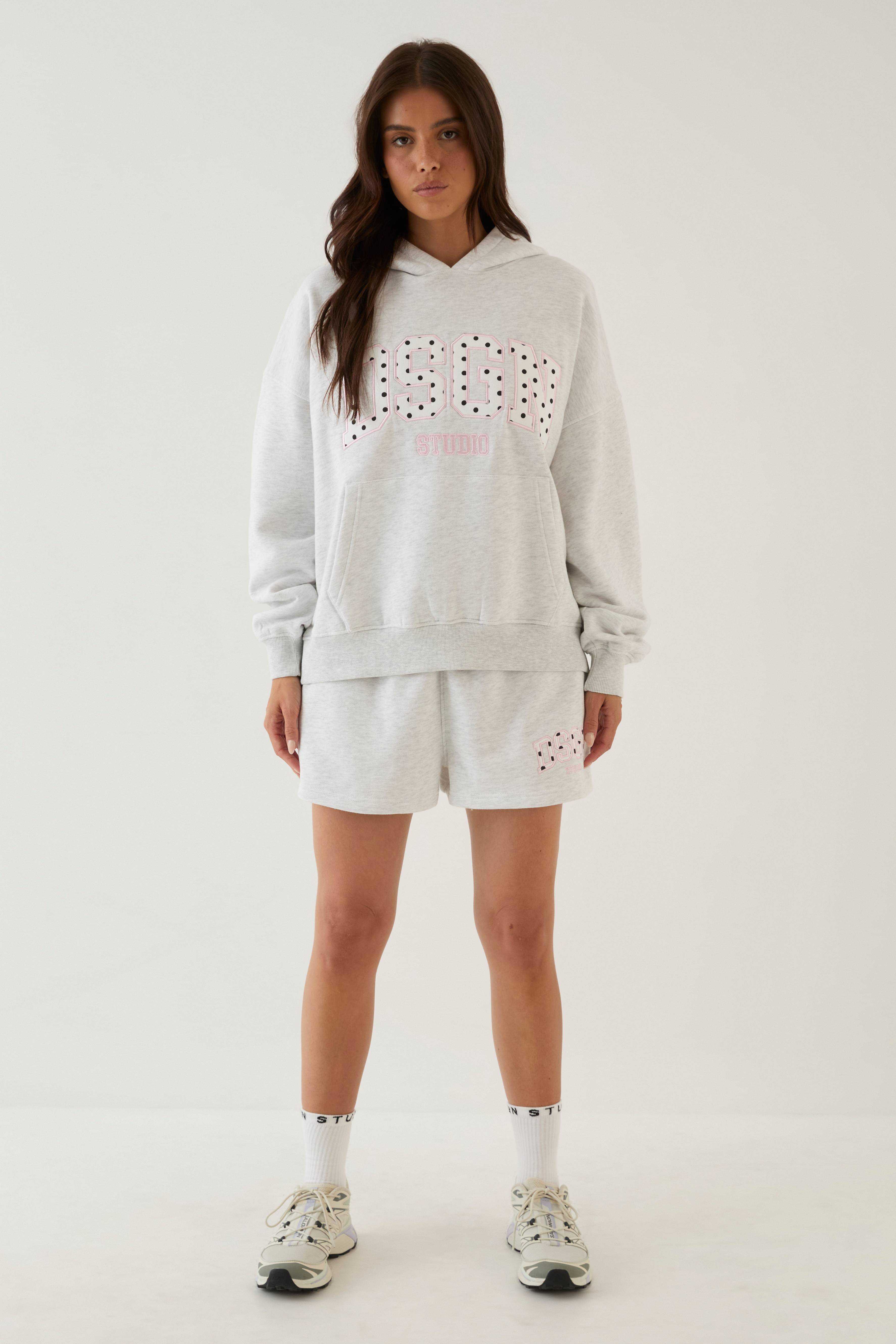 Short Molleton À Appliqué Pois Dsgn Studio