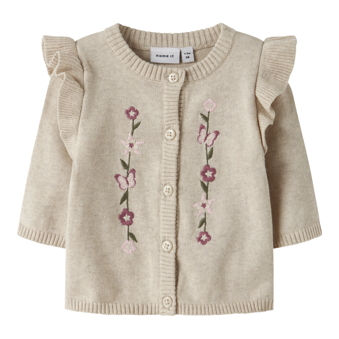 Name It Cardigan Flowers