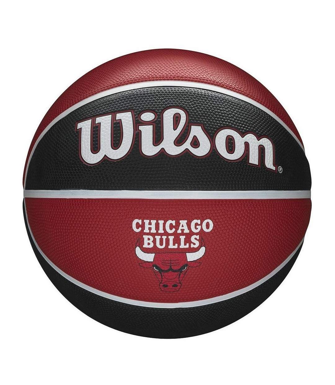 Chicago Bulls - Ballon de basket (Rouge / Noir) (Taille 7) - UTRD2780