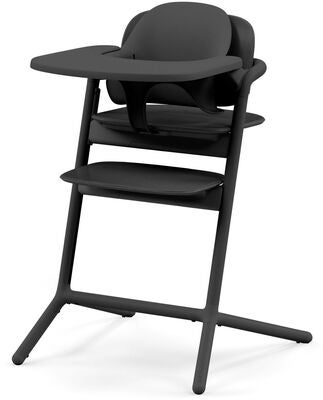 Cybex Lemo 4-in-1 Matstol Inkl. Babysitter, Babysett og Brikke, Stunning Black