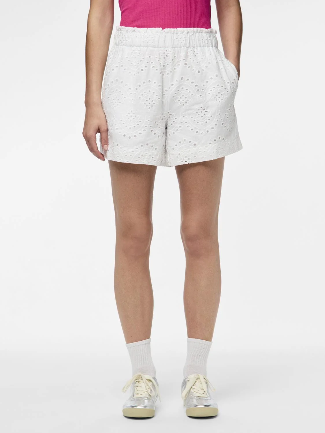 Pieces Pcvilde Shorts 4649434 bright white