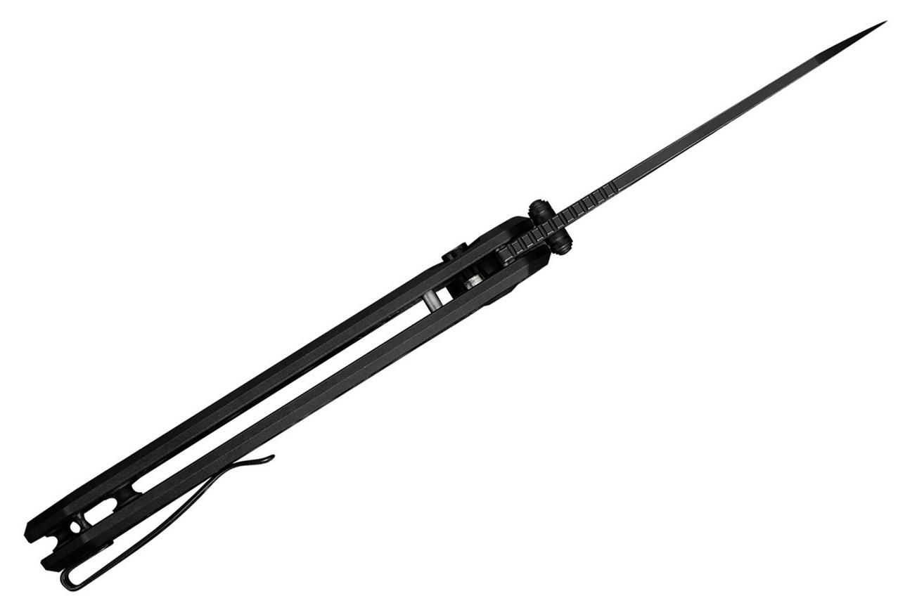 CIVIVI Pragma Prime C24067-1, Black Stonewashed 14C28N, Black Aluminum zakmes