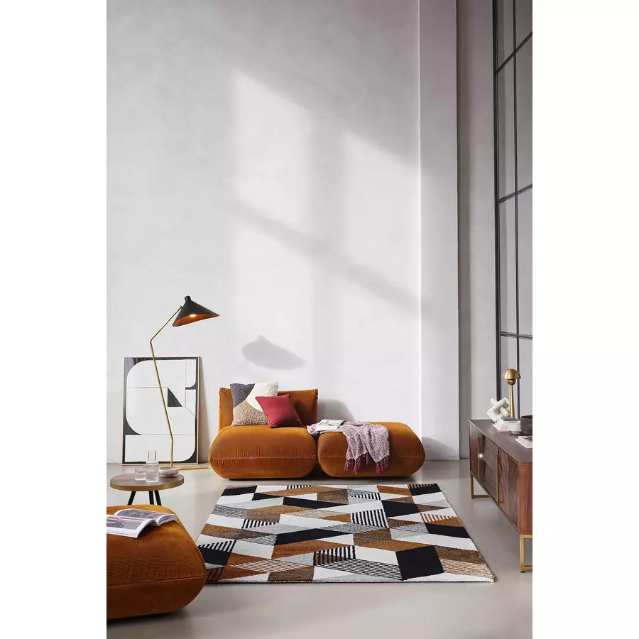 Esprit Kurzflorteppich Uptown braun