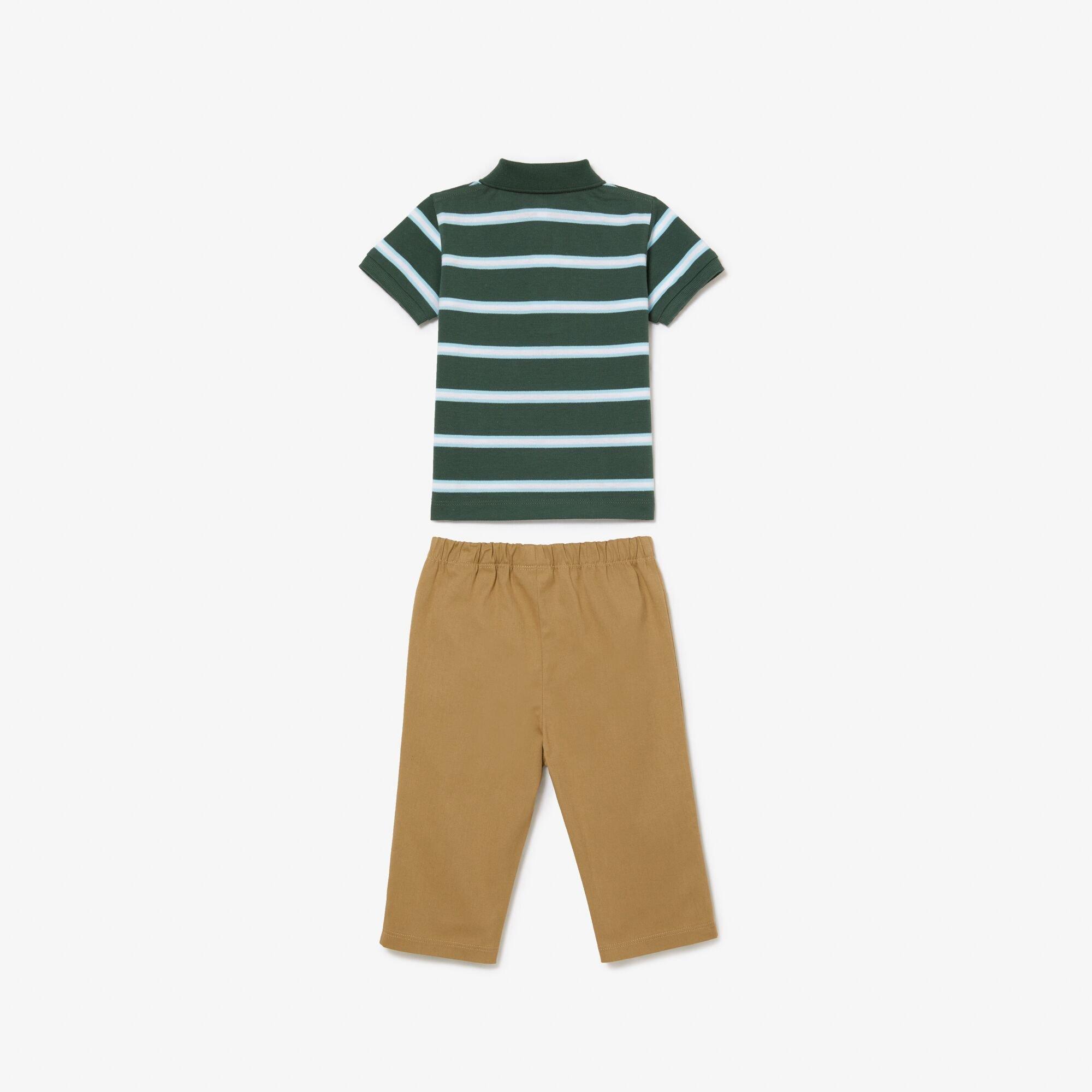 Lacoste Mini Pique Pyjama Set Babies