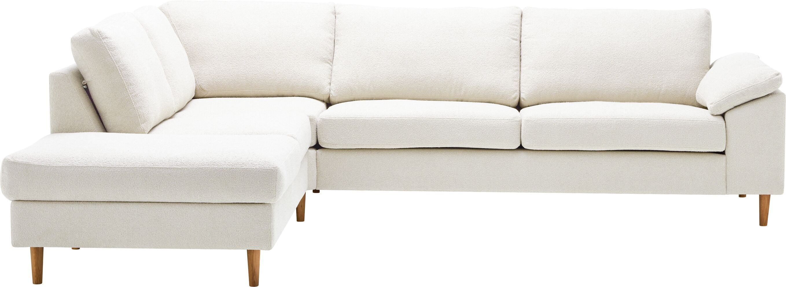 DIENER B St Enna 2.5er Sofa Otto L weiss - Weiss / B: 279.0 cm x T: 225.0 cm x H: 81.0 cm