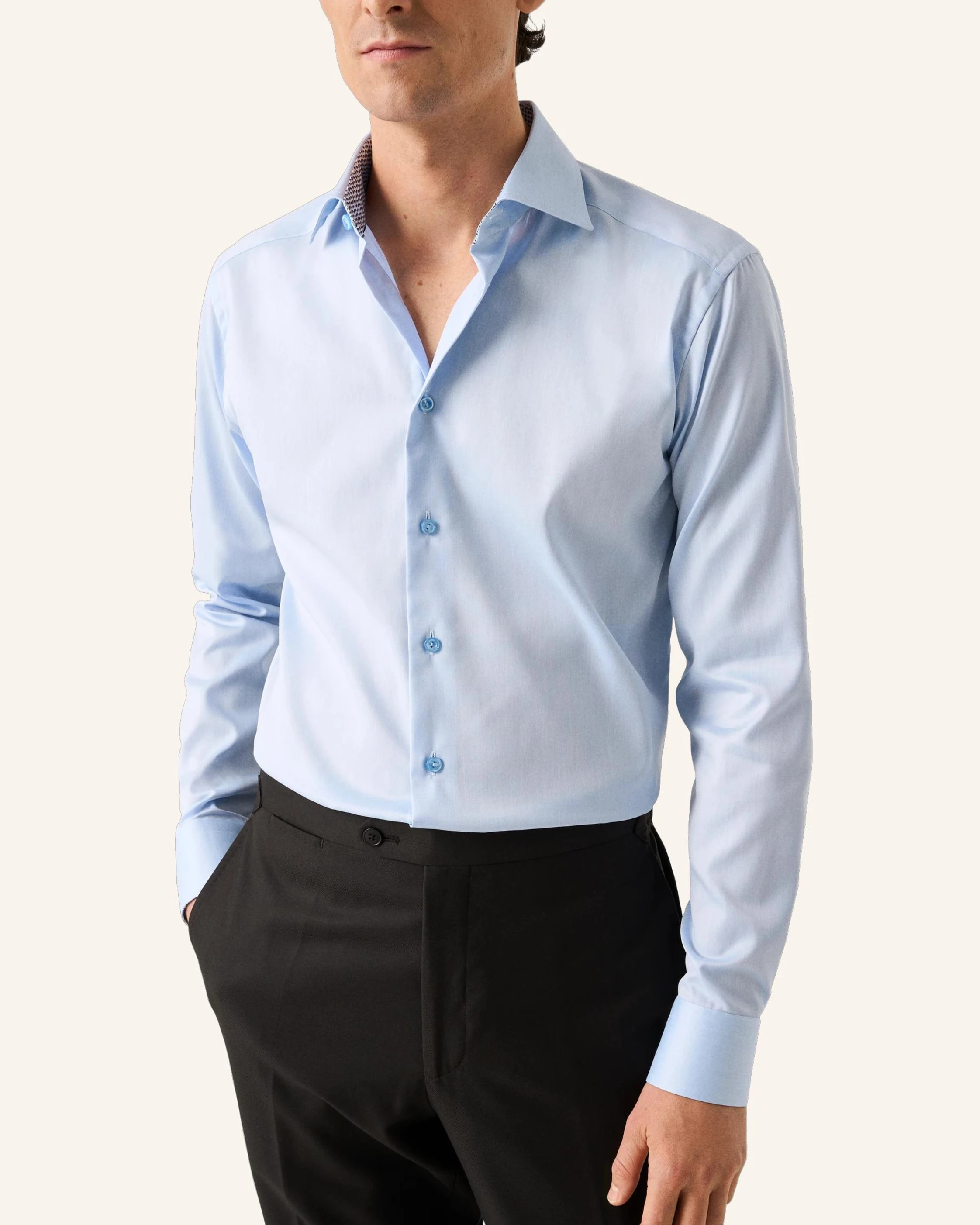 ETON Hemd Signature Twill Mit Kontraststoff Kragen Contemporary Fit