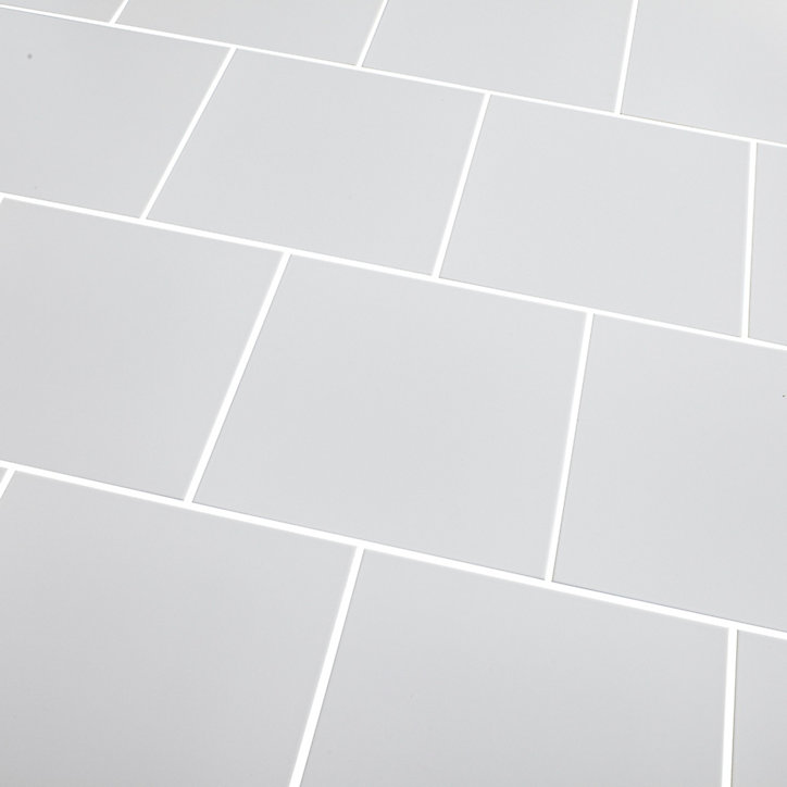 Carrelage sol blanc 33 x 33 cm Monzie