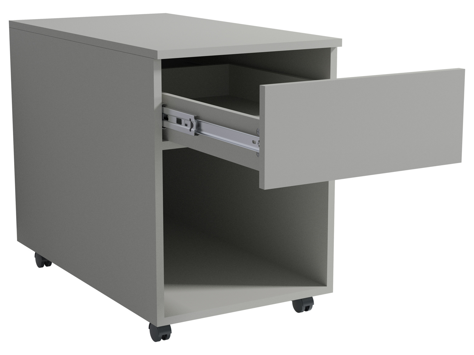 Rollcontainer DALOSA - grau - Schubkasten - 39x70 cm