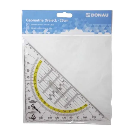 Donau Geometriedreieck mit Griff, 25 cm