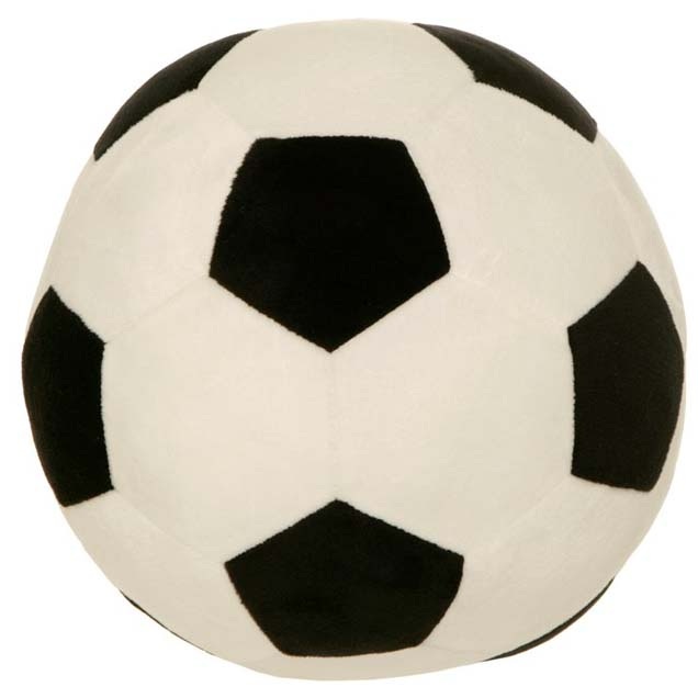 Prénatal knuffel voetbal 16cm multi