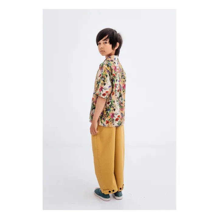 Repose AMS Chemise Coton Bio Fizzy | Jaune moutarde