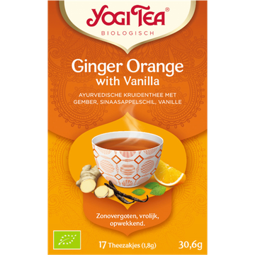 Yogi Tea Biologisch Ginger Orange with Vanilla 17 Stuks 30,6 g