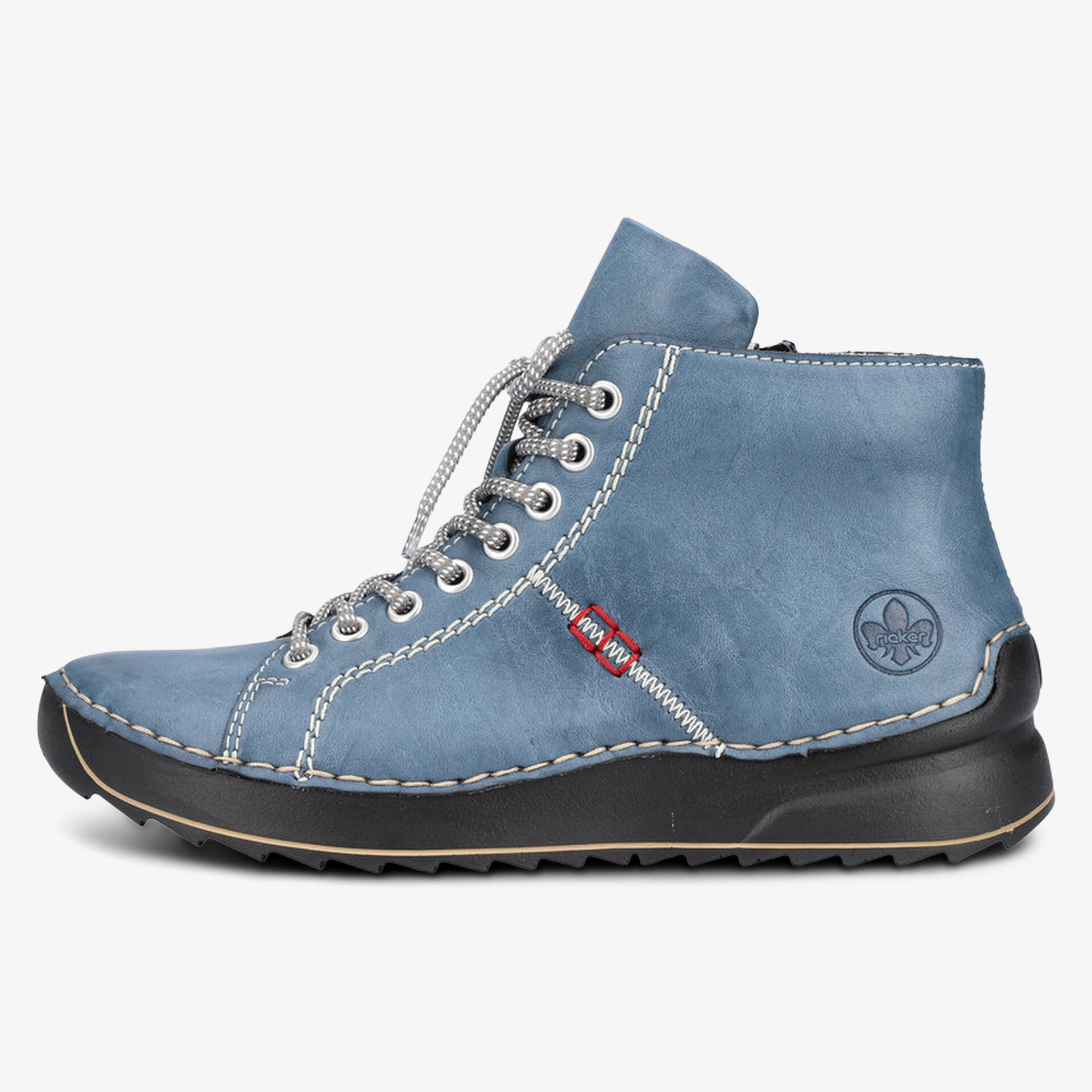 rieker Damen Schnürstiefeletten blau