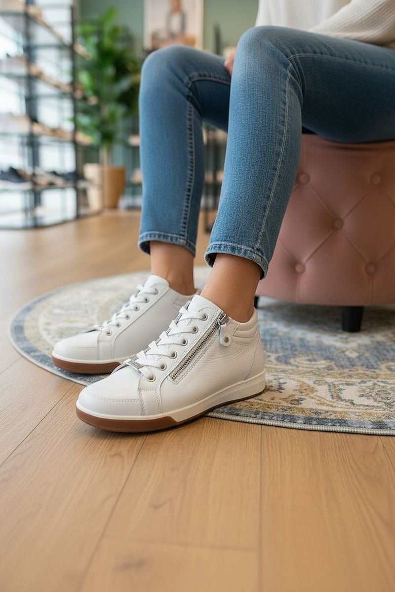 Ara OM-ST-High-Soft Sneakers Wit Dames