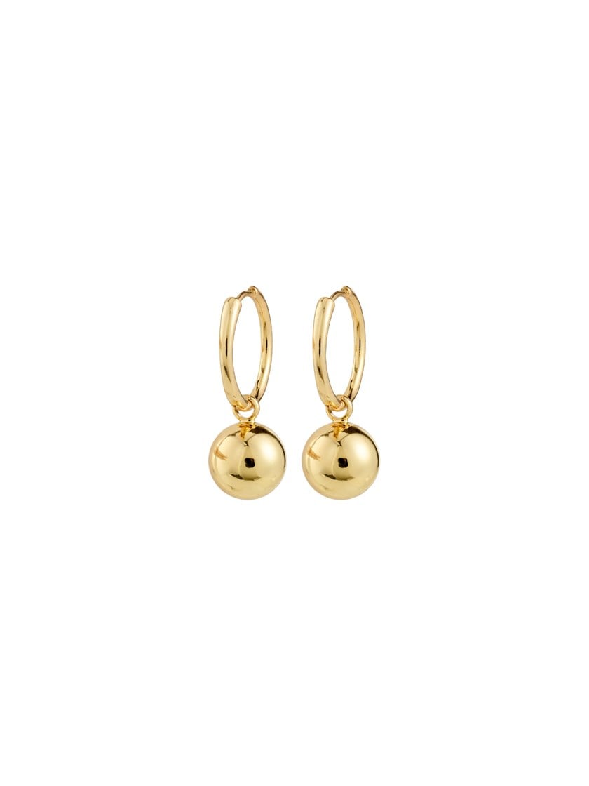 Air Hoop Earrings Old Gold