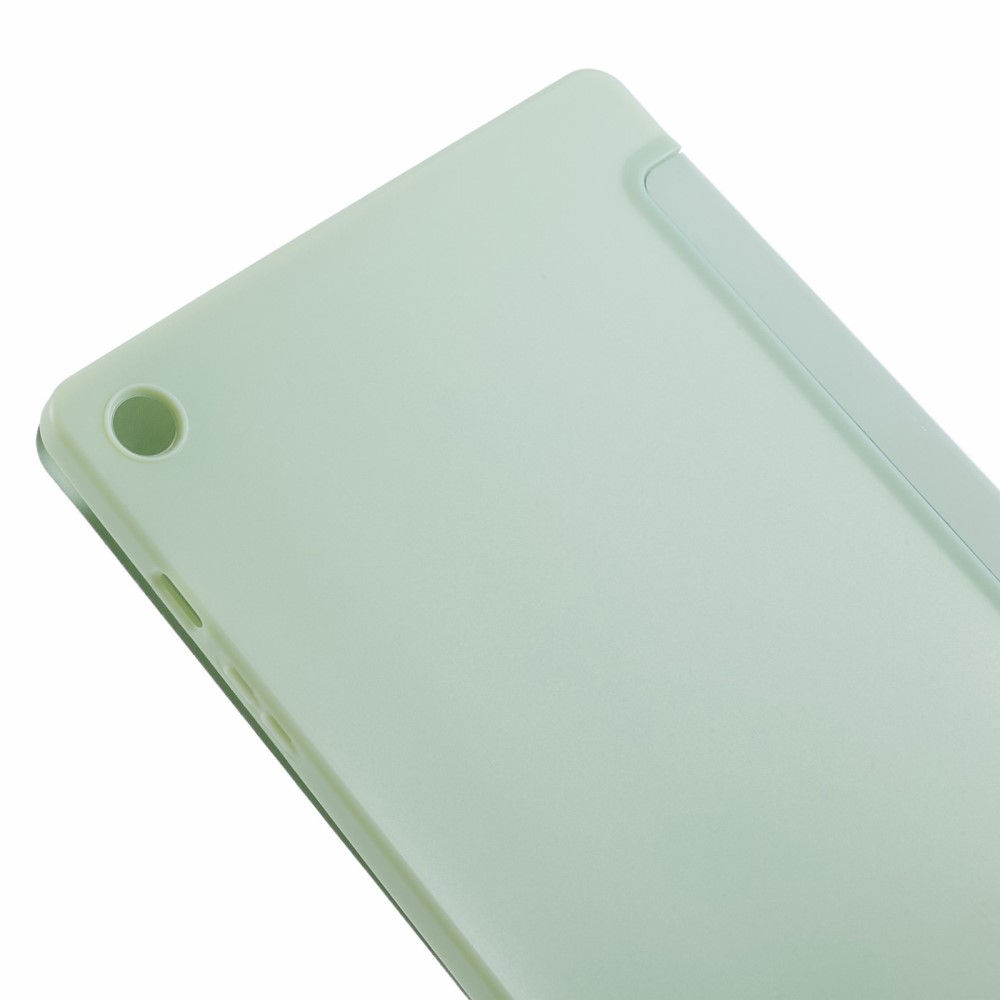 Samsung Galaxy Tab A9  Plus Leder Tasche Flip Cover Hülle - Hellgrün