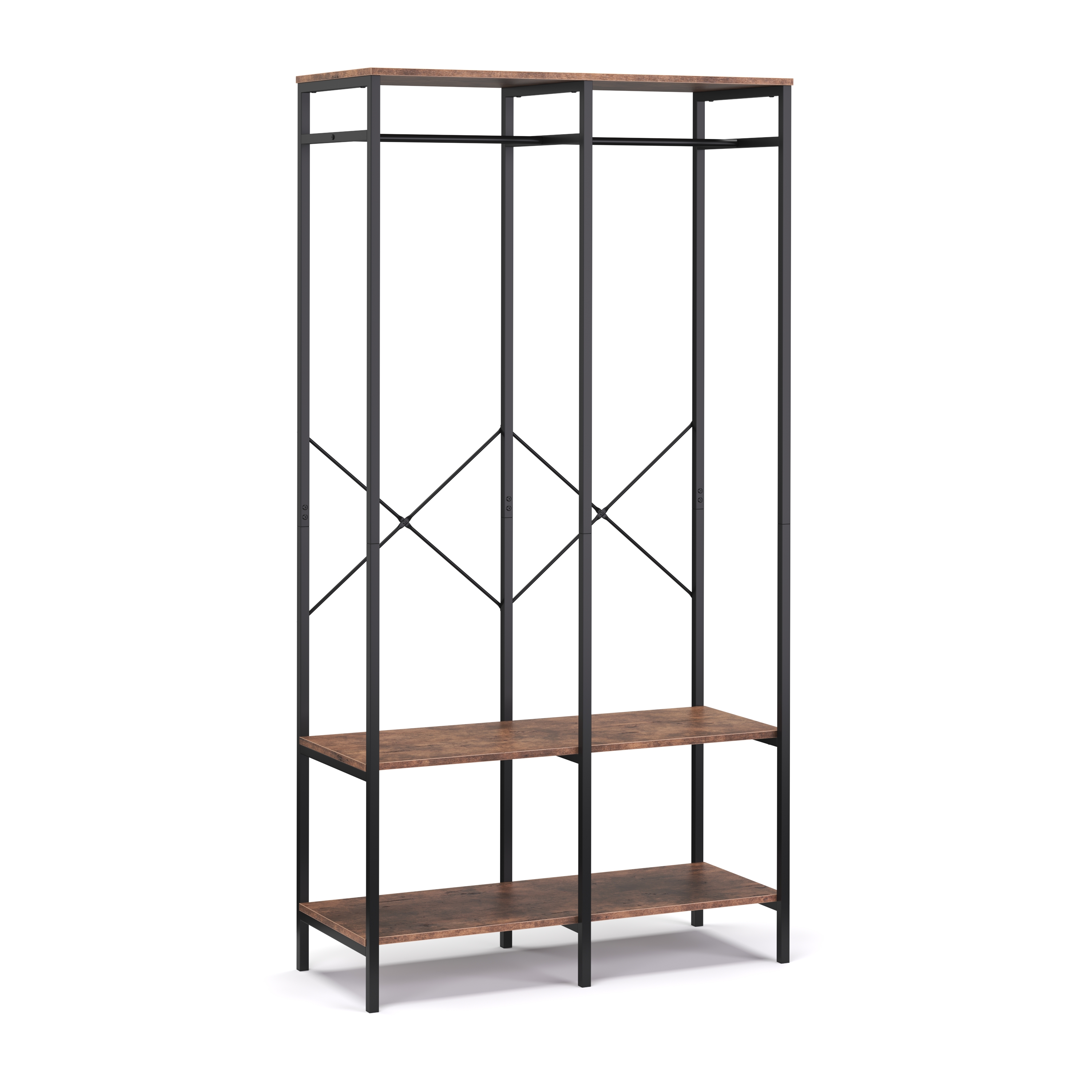 Garderobe Kleiderständer Vintage BONITA 95 x 180 cm