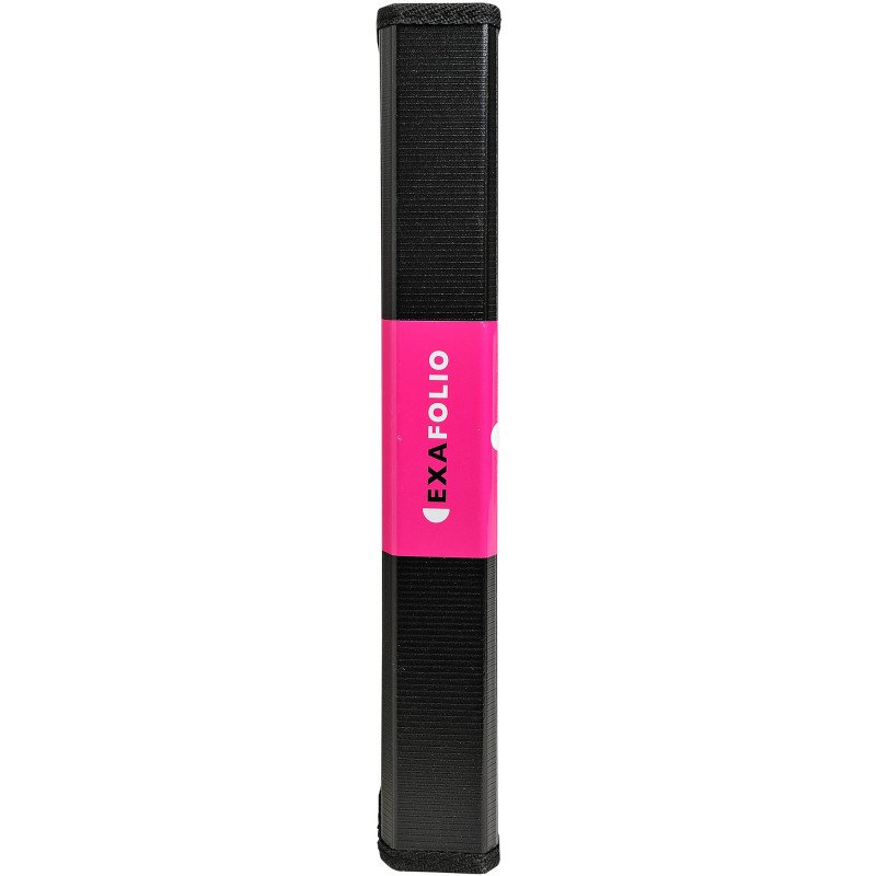 Trieur valisette plastique Exacompta Exafolio avec porte-bloc 6 onglets noir