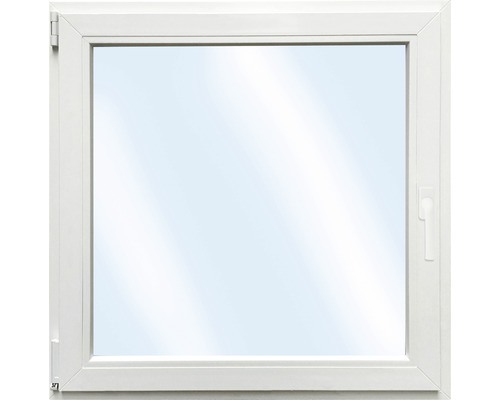ARON Basic enkelvoudig kunststof raam, wit/antraciet, 950x950 mm, DIN links