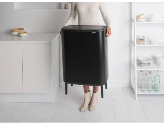 BRABANTIA - Poubelle Touch Bo Touch Bin Hi, 60L - Matt Black 130229