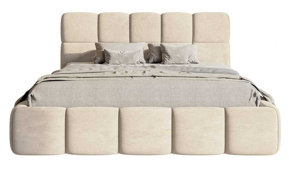 NADUVI Collection Bedframe Chloe velvet 160 x 200