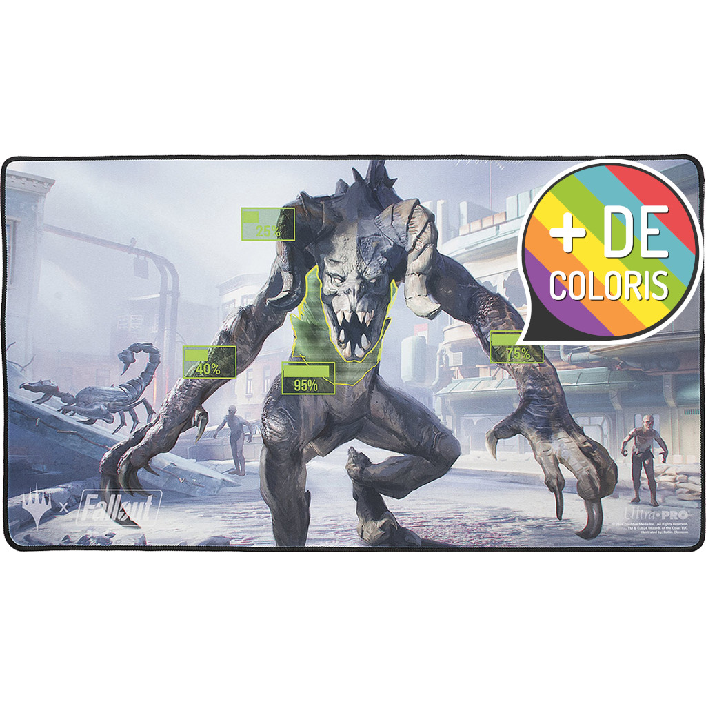 Magic The Gathering : Fallout Stitched Playmat