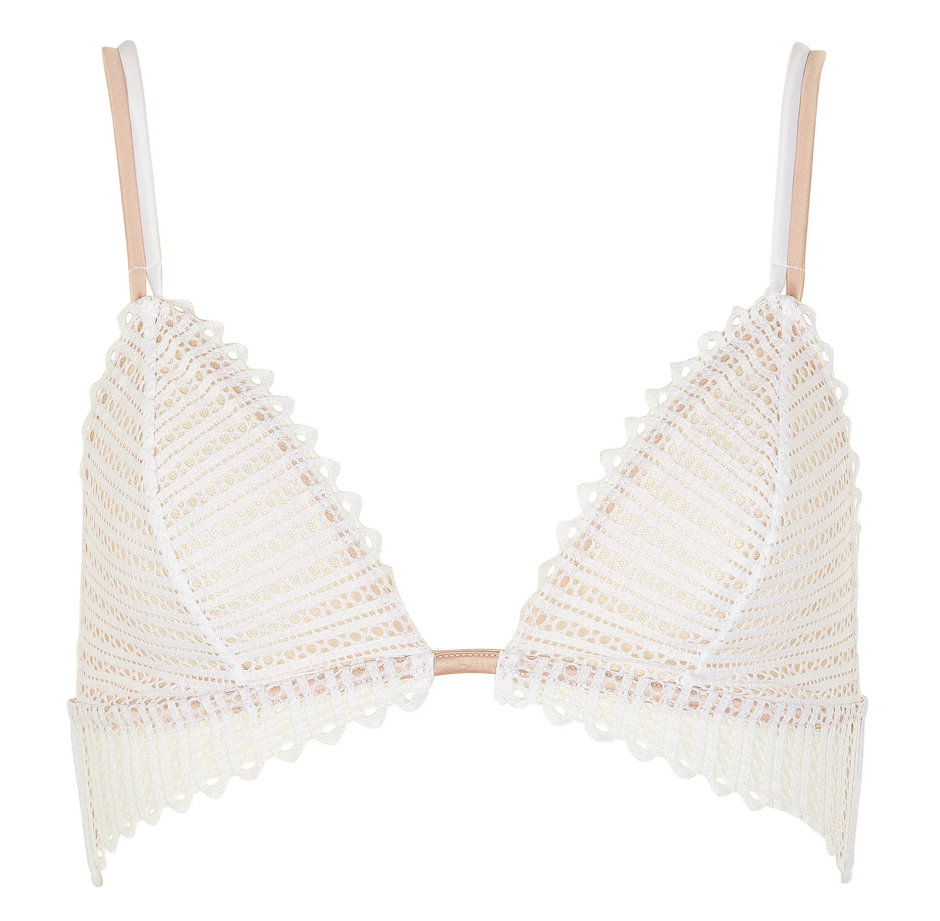 UPPERNIGHT - Soutien-gorge triangle en dentelle | Blanc