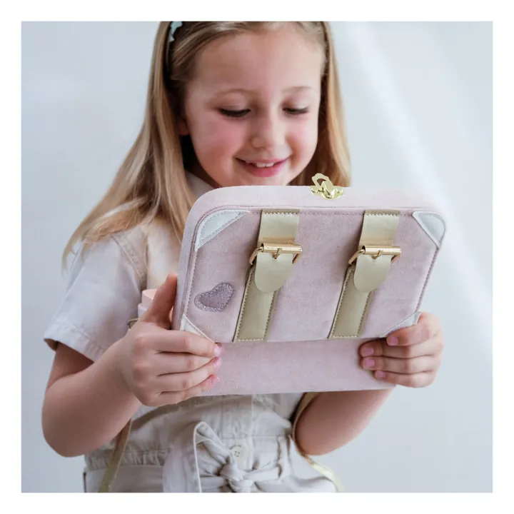 Mimi & Lula Sac à Main Valise | Rose pâle