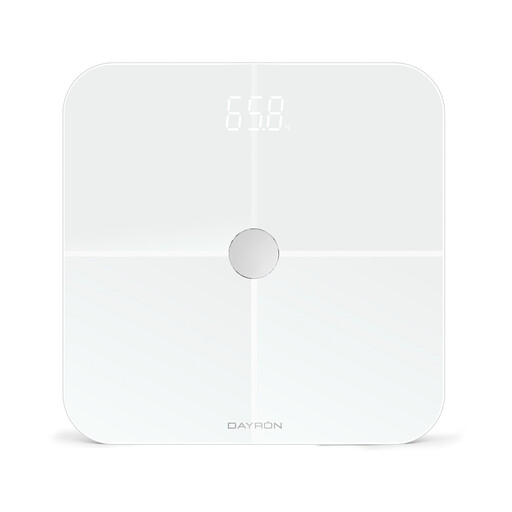 Balança de banheiro inteligente com Bluetooth e aplicativo, até 8 perfis, Health Dayron